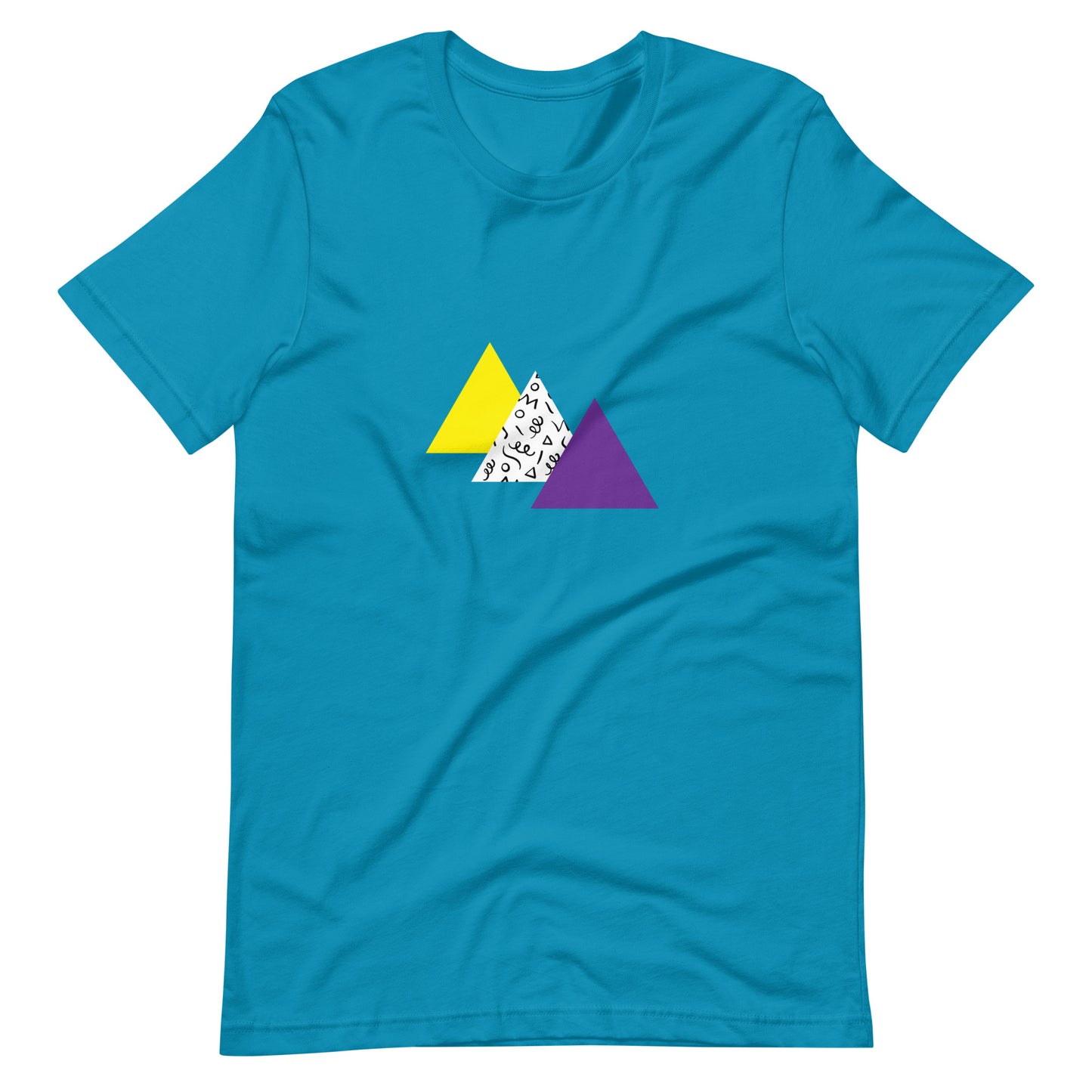 "Vibrant Imagination" Triangles Tee