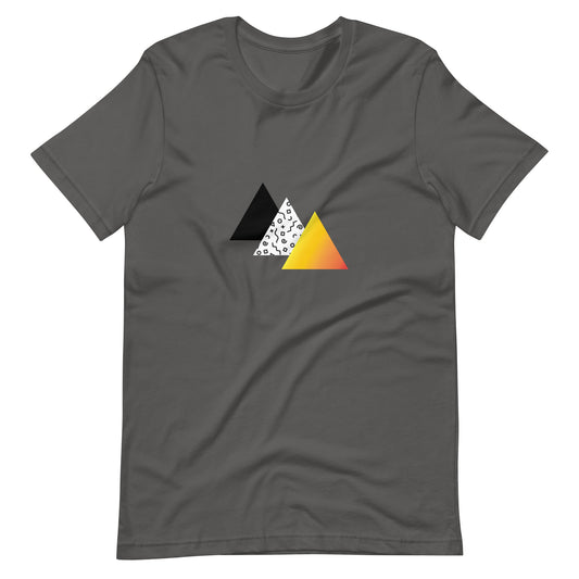 "Retro Sunset" Triangles Tee