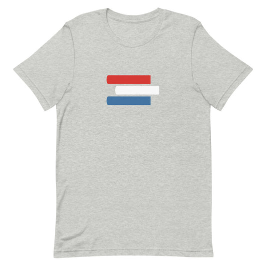 Red White & Blue Lines Tee