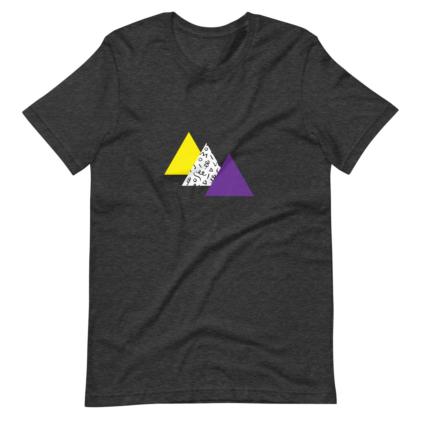 "Vibrant Imagination" Triangles Tee