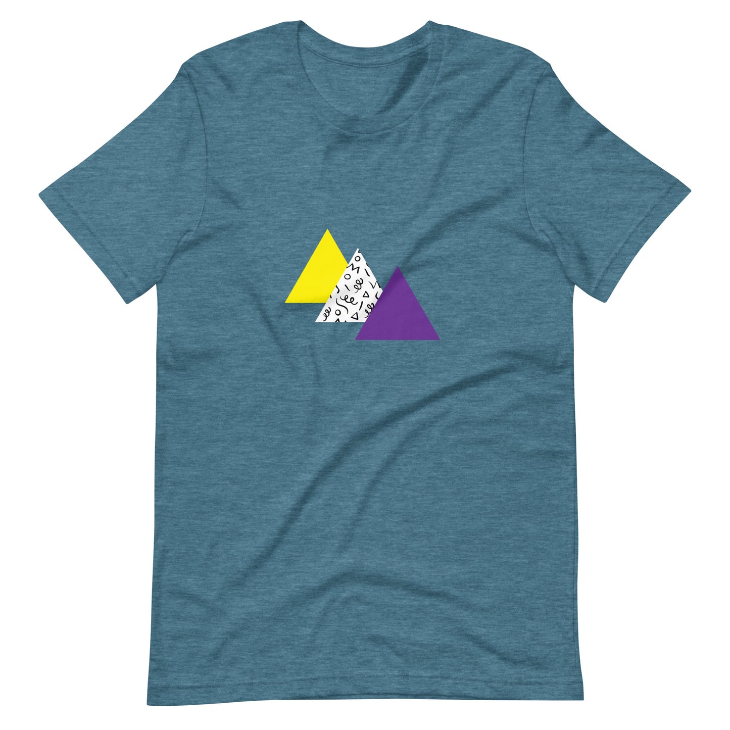 "Vibrant Imagination" Triangles Tee