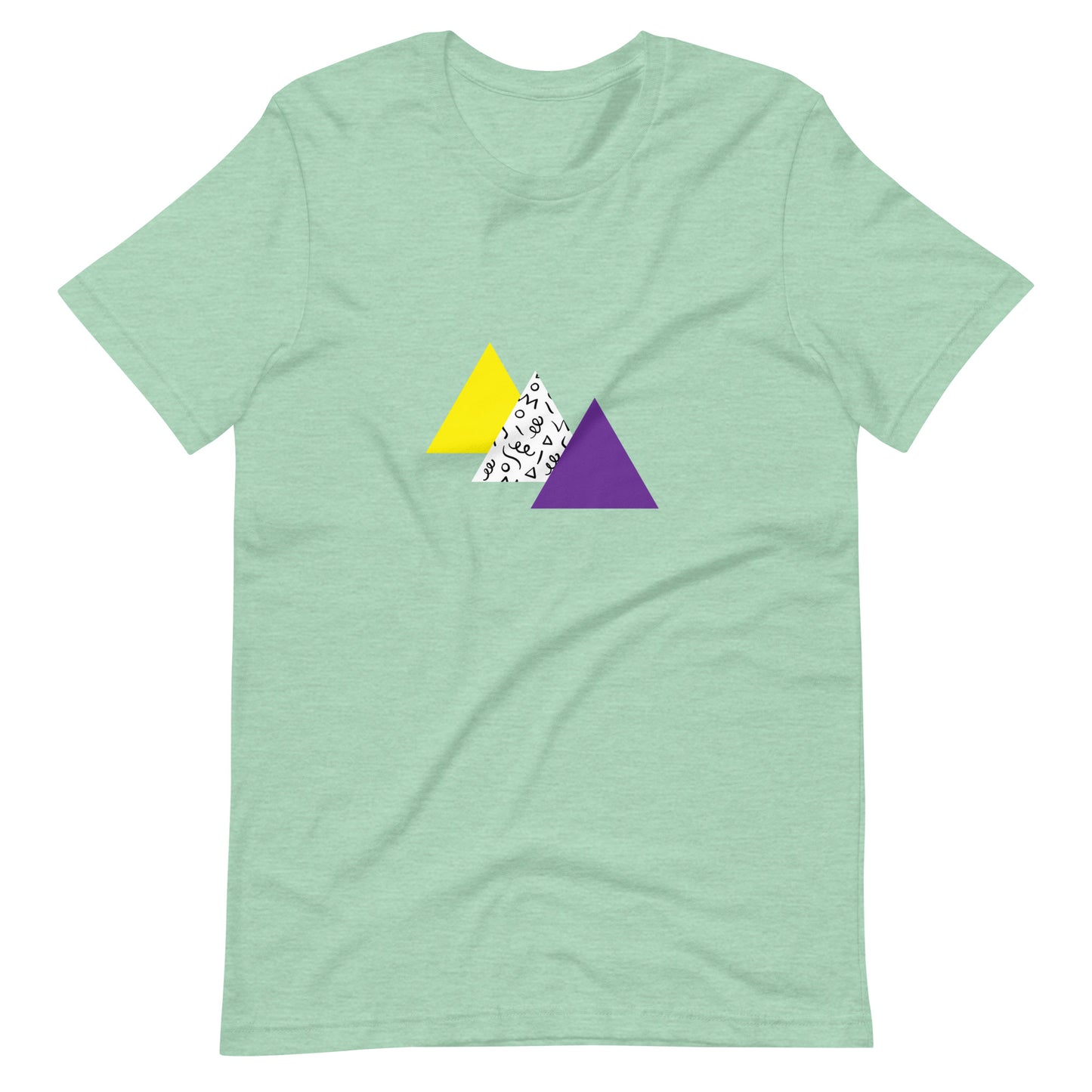 "Vibrant Imagination" Triangles Tee