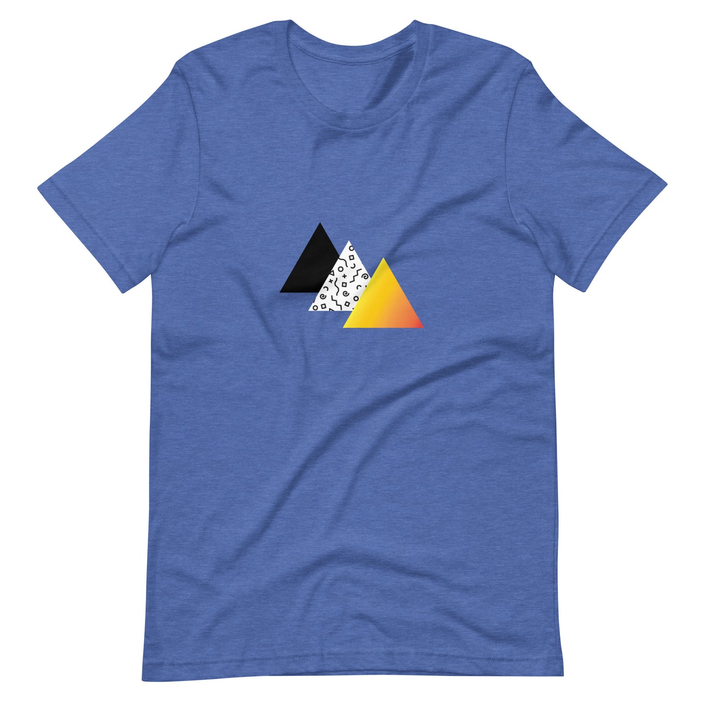 "Retro Sunset" Triangles Tee