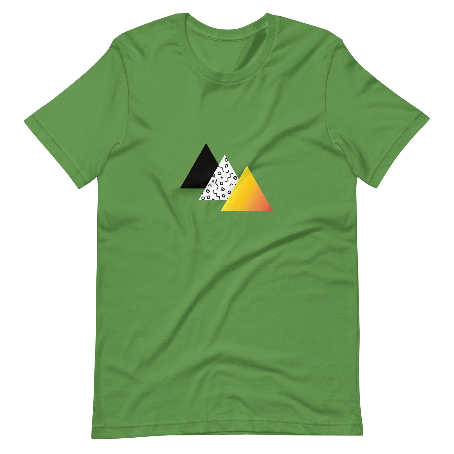 "Retro Sunset" Triangles Tee