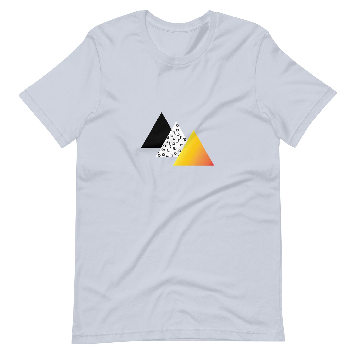 "Retro Sunset" Triangles Tee