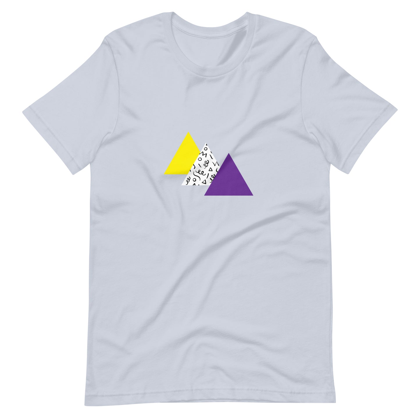 "Vibrant Imagination" Triangles Tee