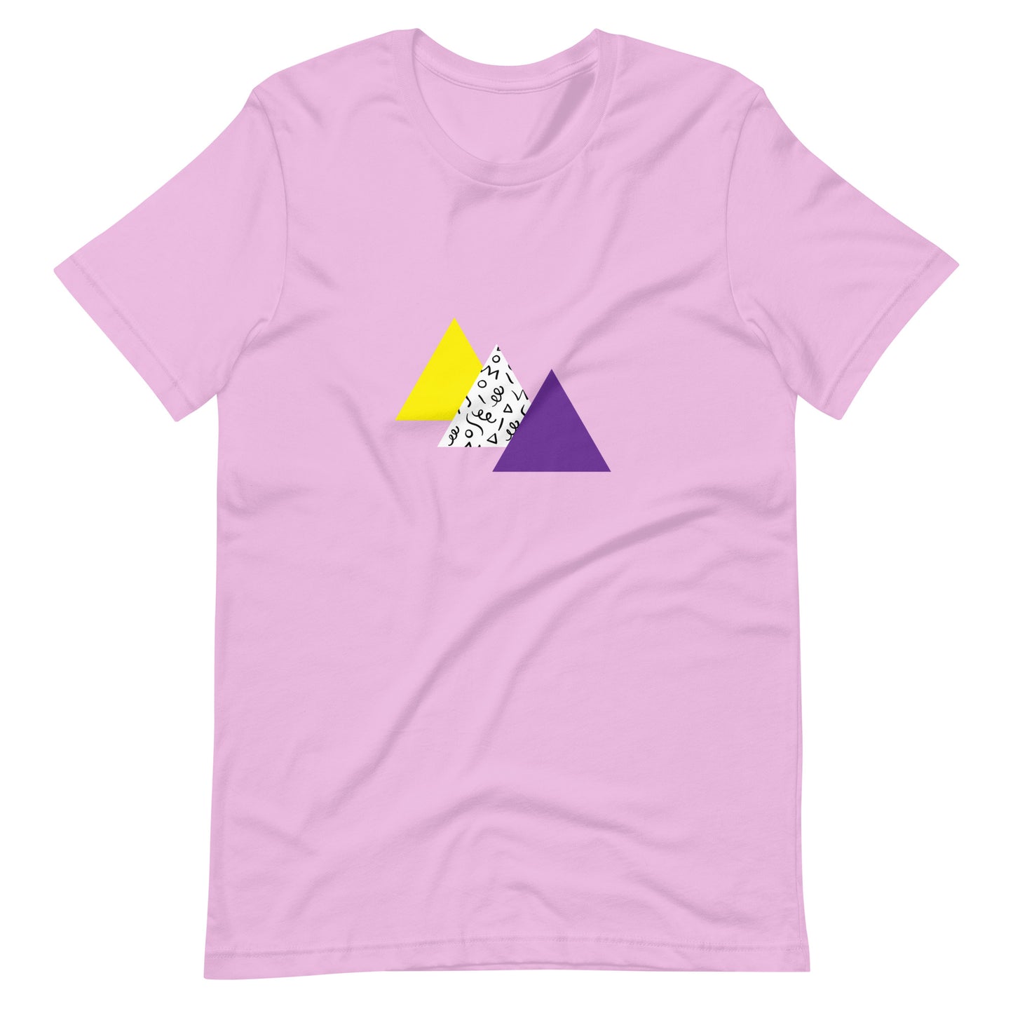 "Vibrant Imagination" Triangles Tee