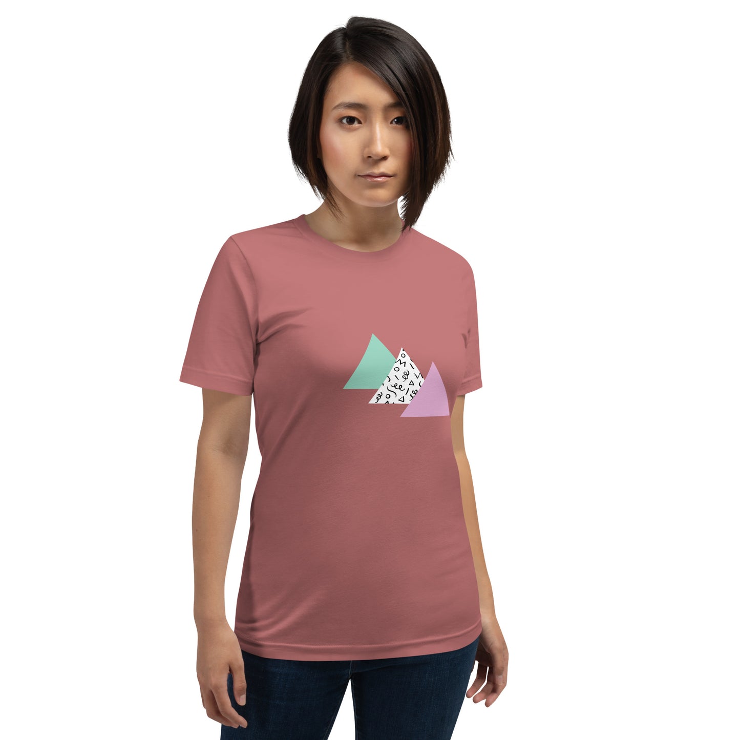 "Pastel Picnic" Triangles Tee
