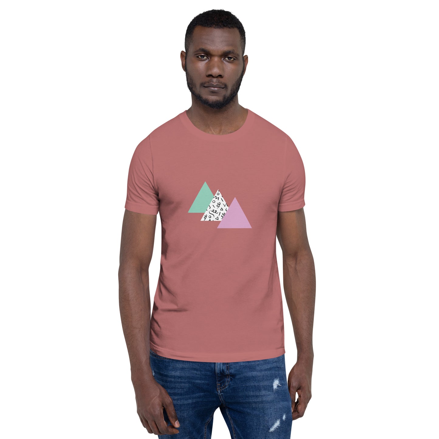 "Pastel Picnic" Triangles Tee