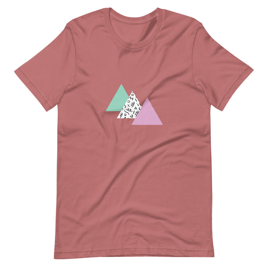 "Pastel Picnic" Triangles Tee