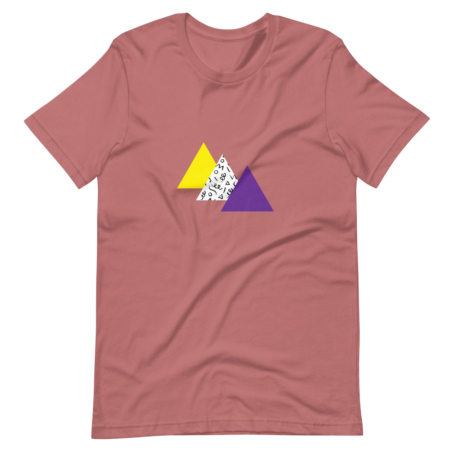 "Vibrant Imagination" Triangles Tee