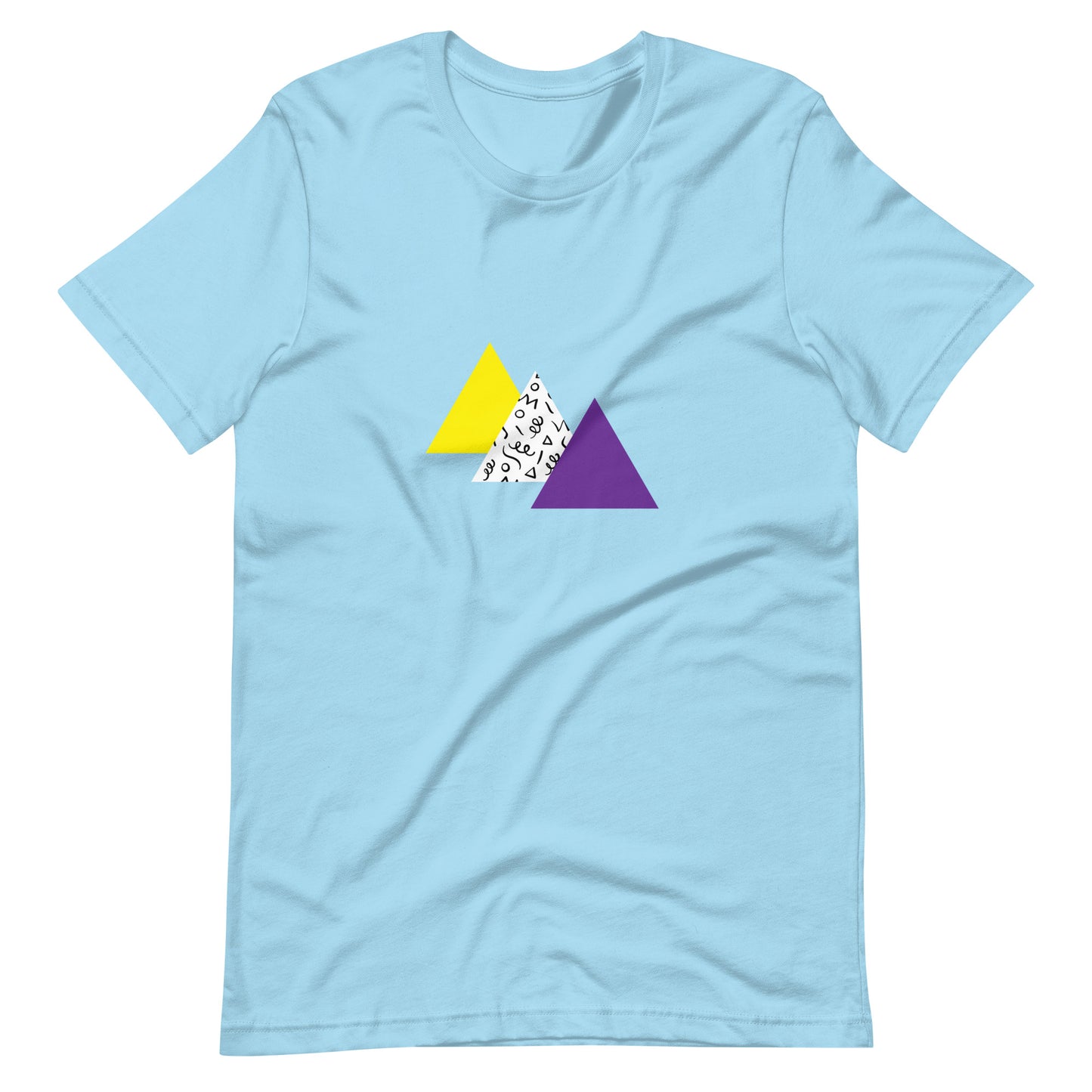 "Vibrant Imagination" Triangles Tee
