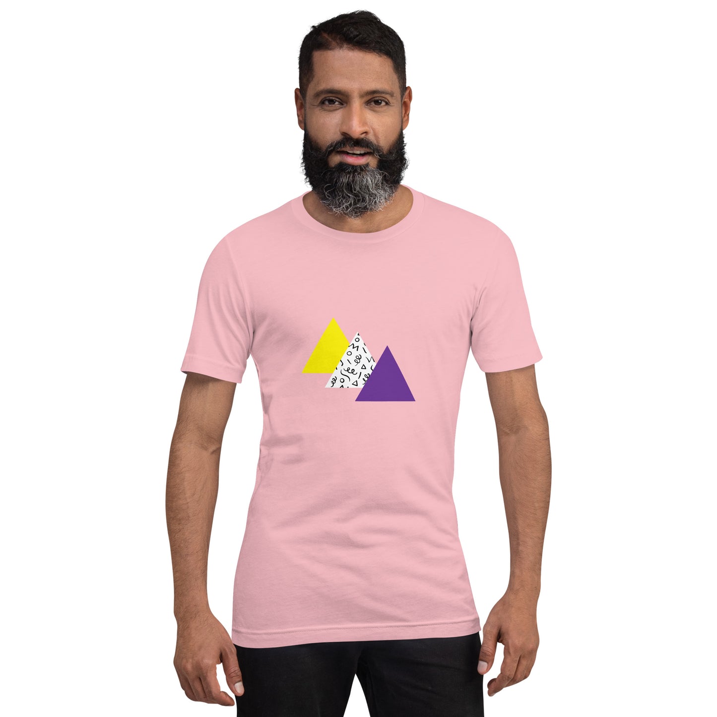 "Vibrant Imagination" Triangles Tee