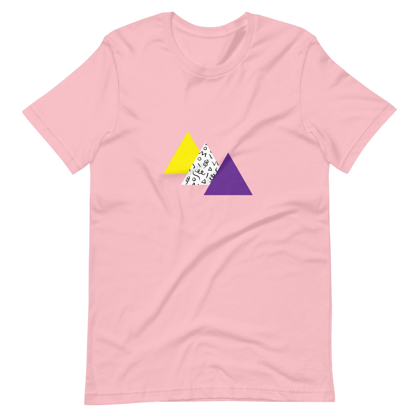 "Vibrant Imagination" Triangles Tee