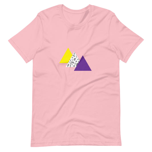 "Vibrant Imagination" Triangles Tee