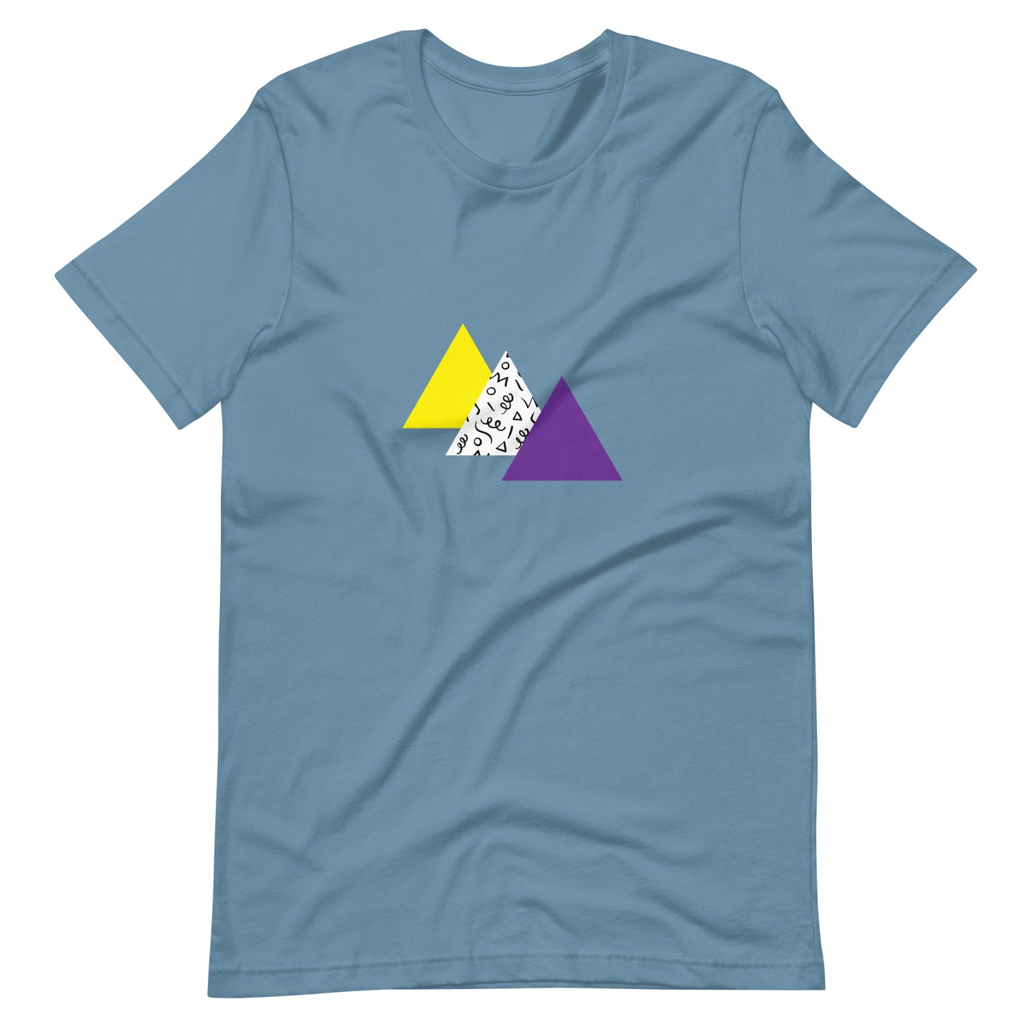 "Vibrant Imagination" Triangles Tee