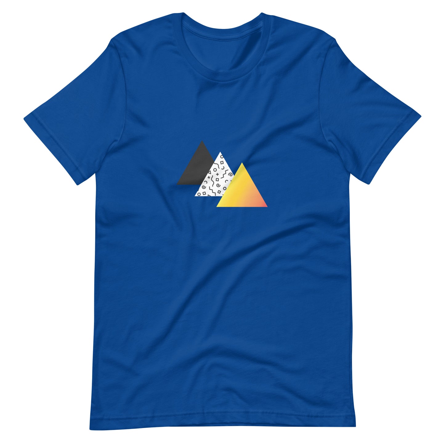 "Retro Sunset" Triangles Tee