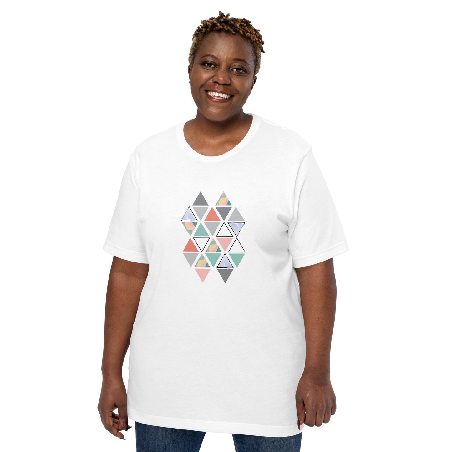 Pastel Triangles Tee